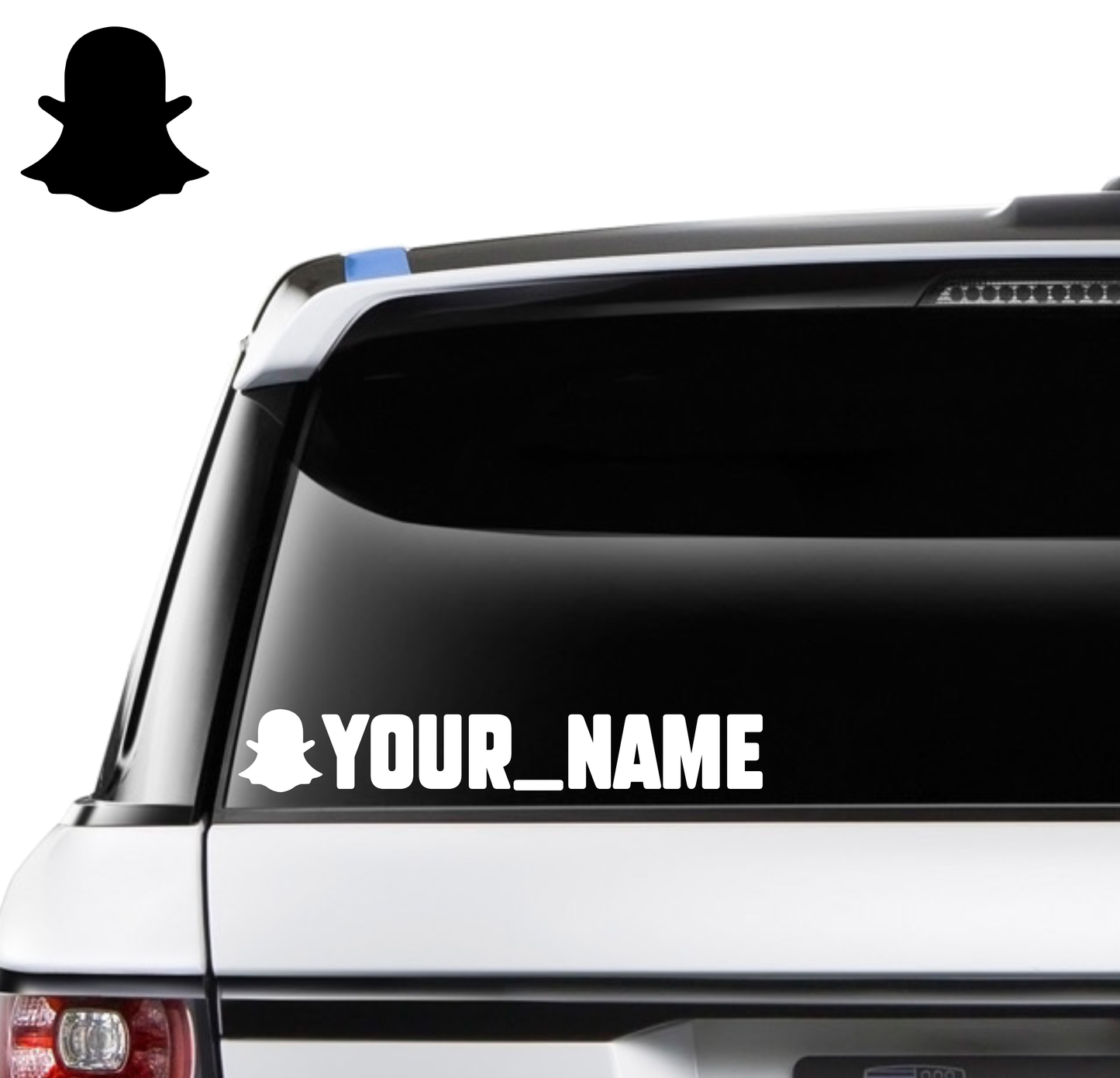Custom Snapchat Name Decal - 250mm