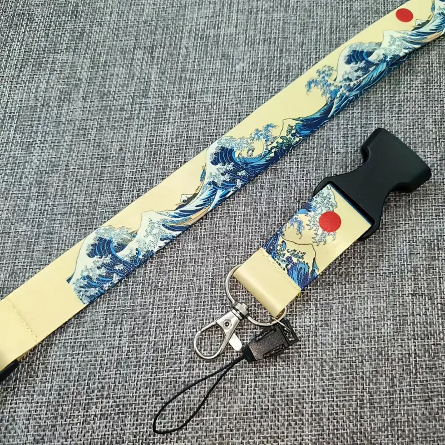 Hokkaido Great Wave Off Lanyard/Pass Holder