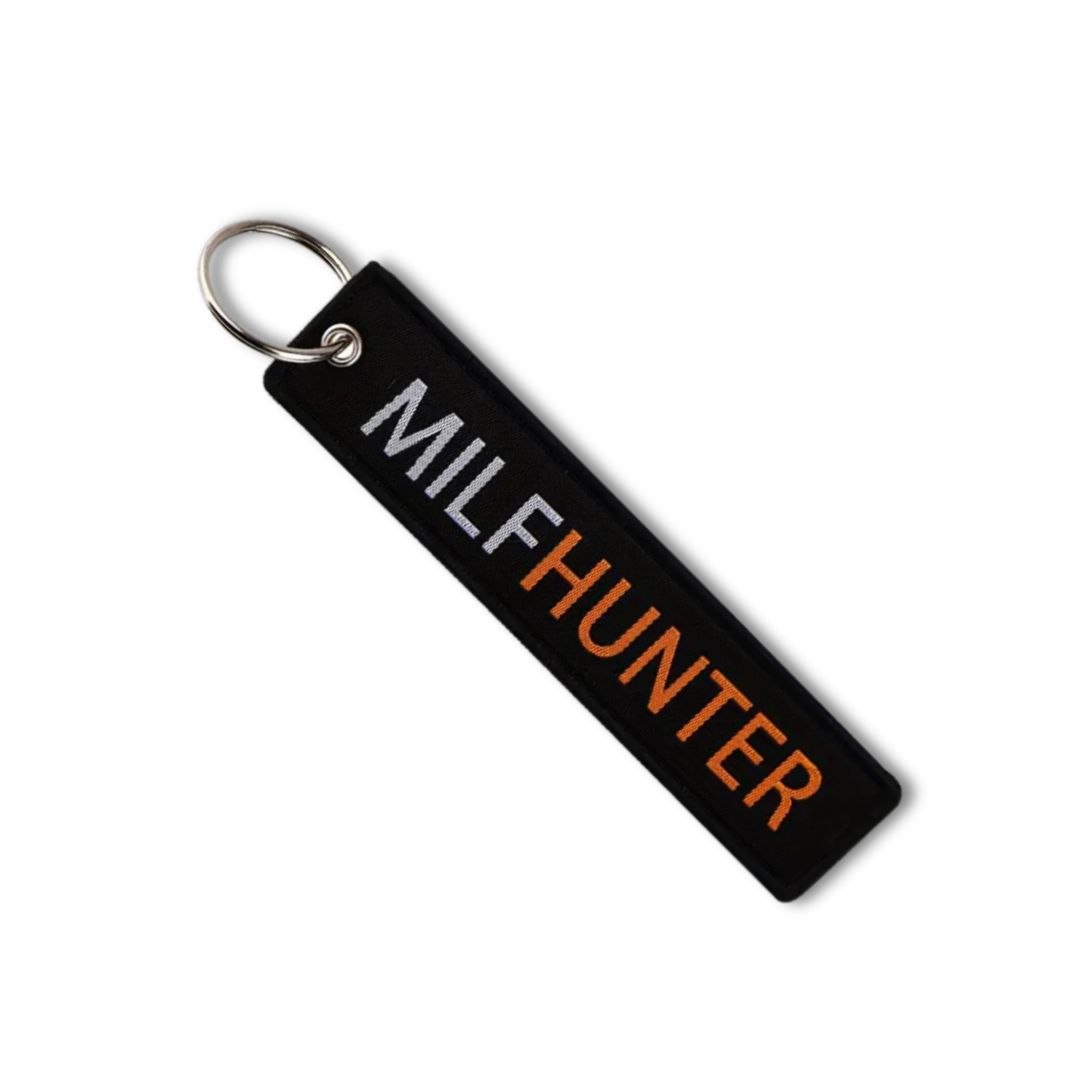 MILF Hunter Keyring Jet Tag