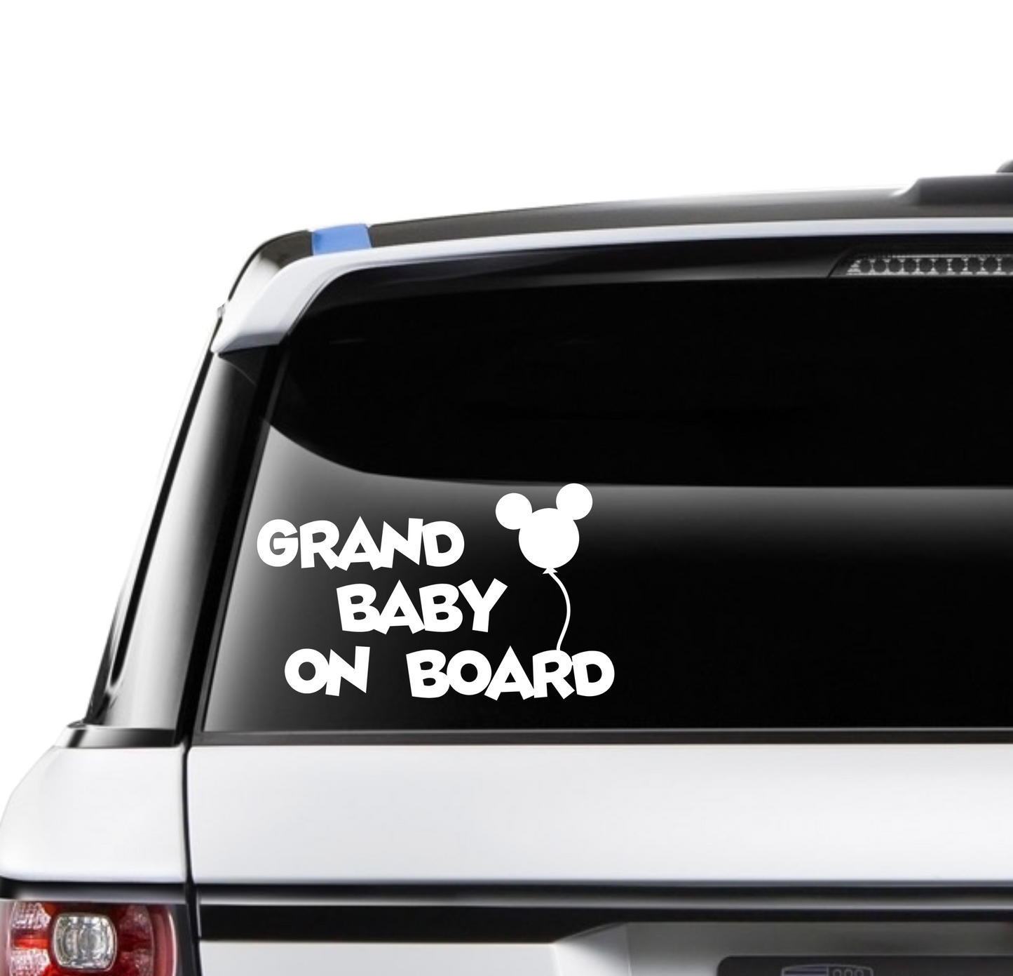 Grand baby On Board W/ Mouse Balloon