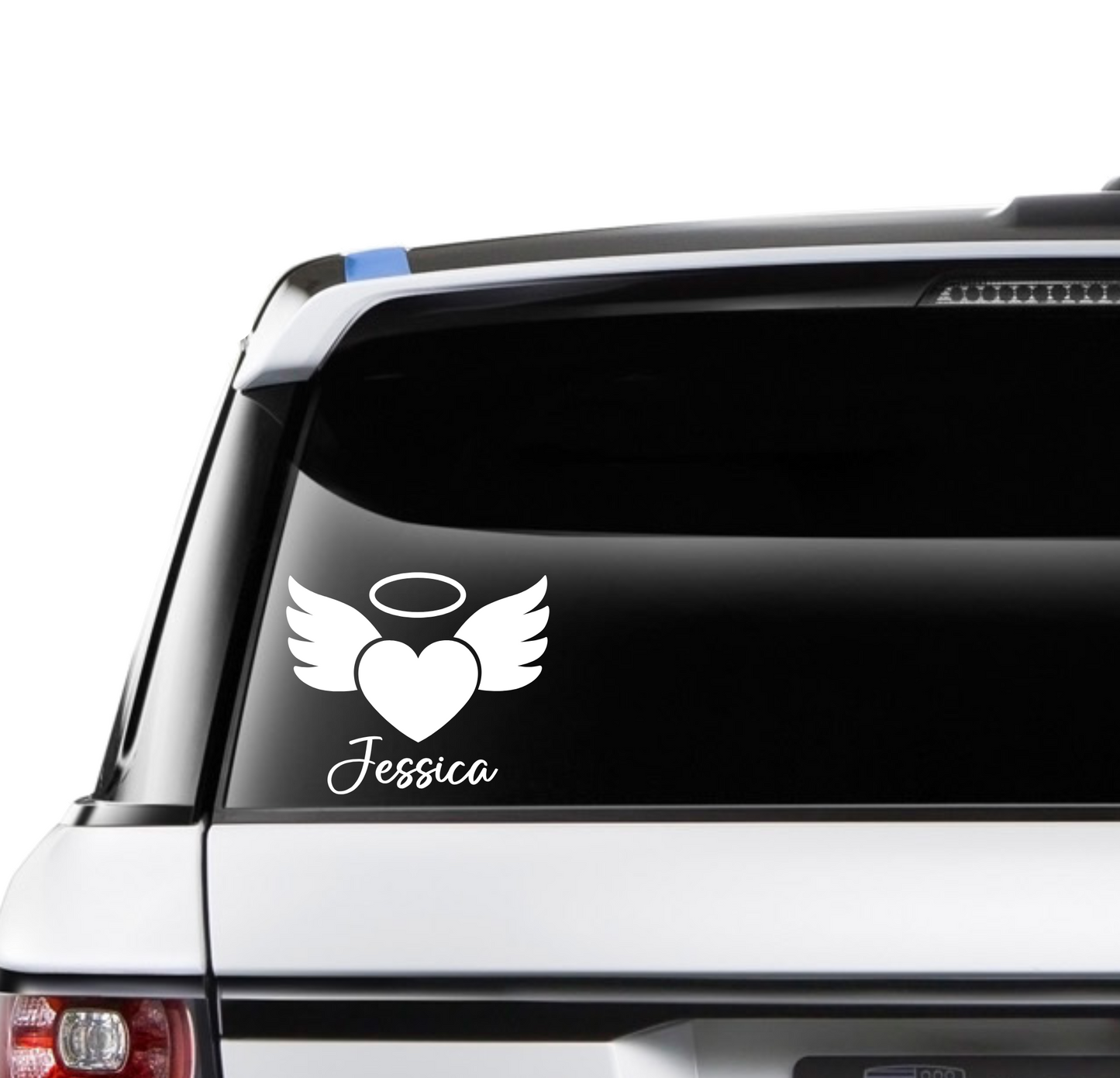 Memorial Heart with Wings & Halo