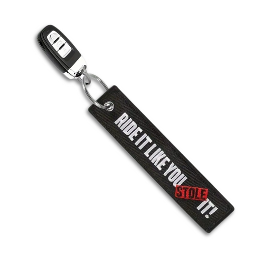 Ride It Like You Stole It Jet Tag