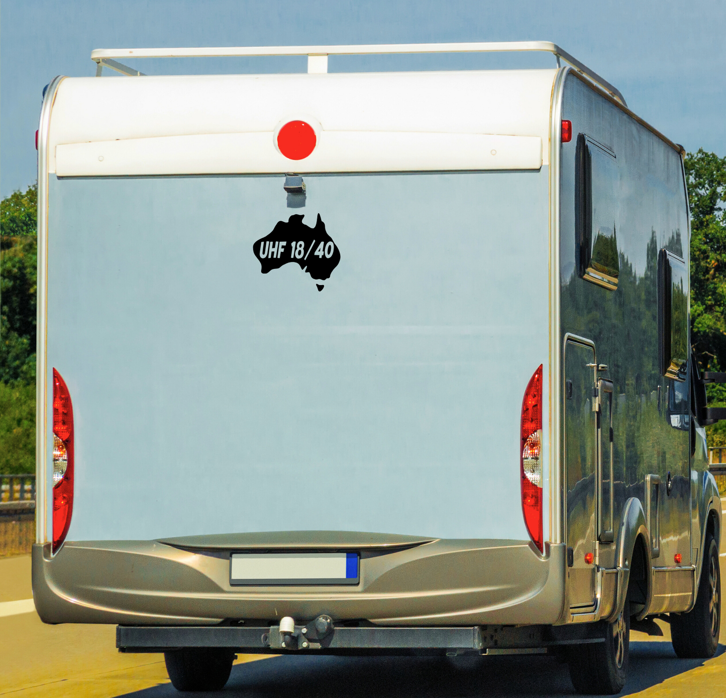 Custom UHF Decal - Aussie style