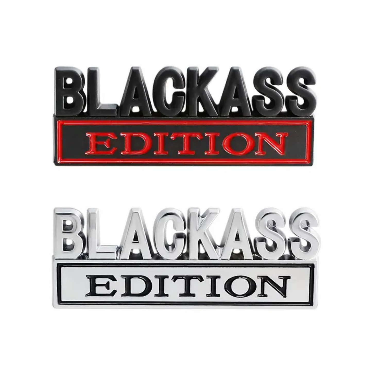 3D Pressed Metal Badge - BlackAss Edition