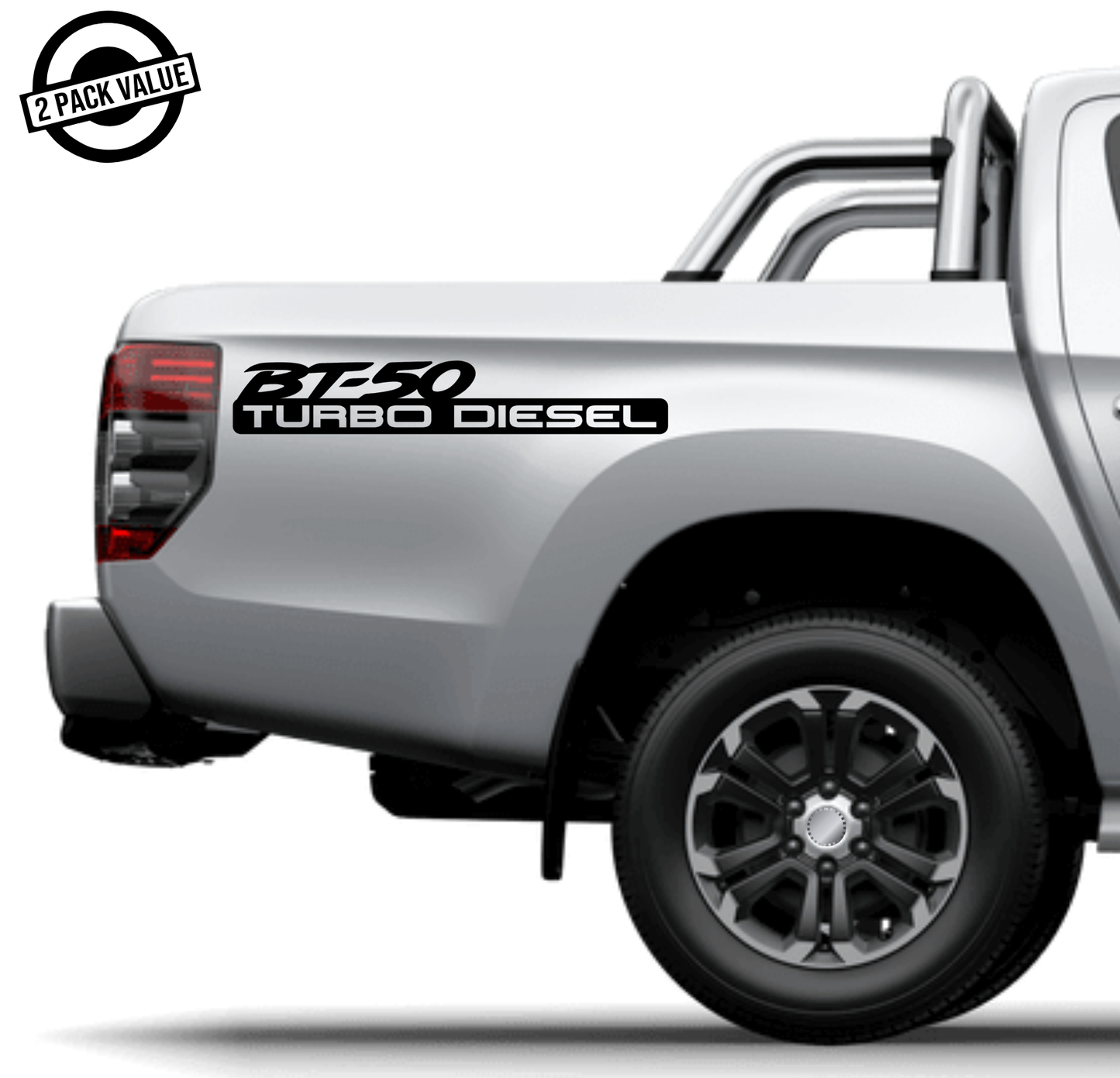 BT-50 Turbo Diesel Side Strip Twin Pack