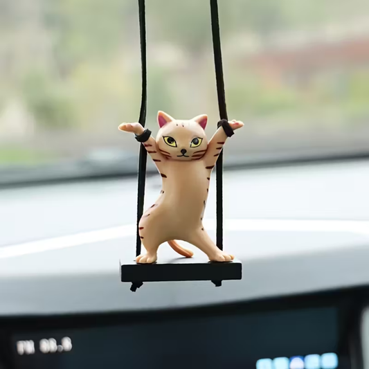 Rearview Mirror Swing Cat