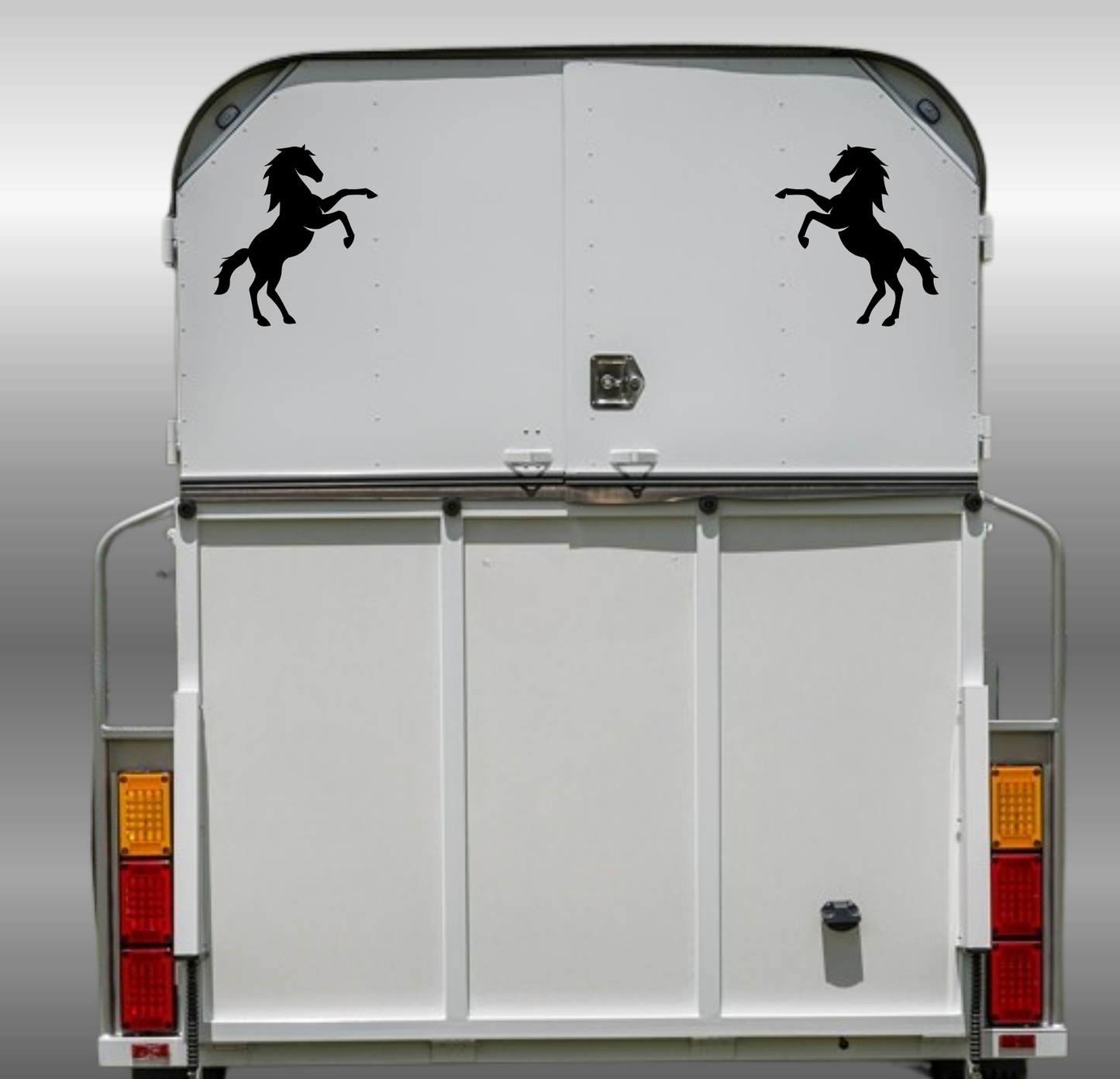 Horse Silhouette - 2 Piece Mirrored Set