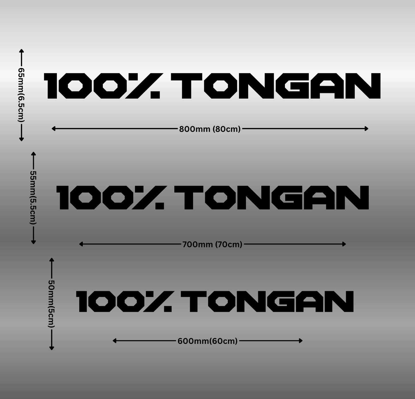 100% Tongan