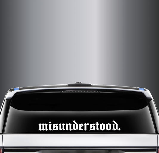 Misunderstood Banner