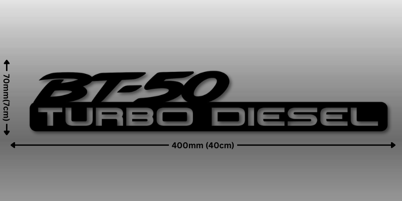 BT-50 Turbo Diesel Side Strip Twin Pack