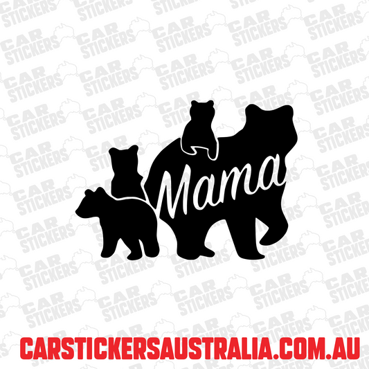 Mama Bear with 3 Babies