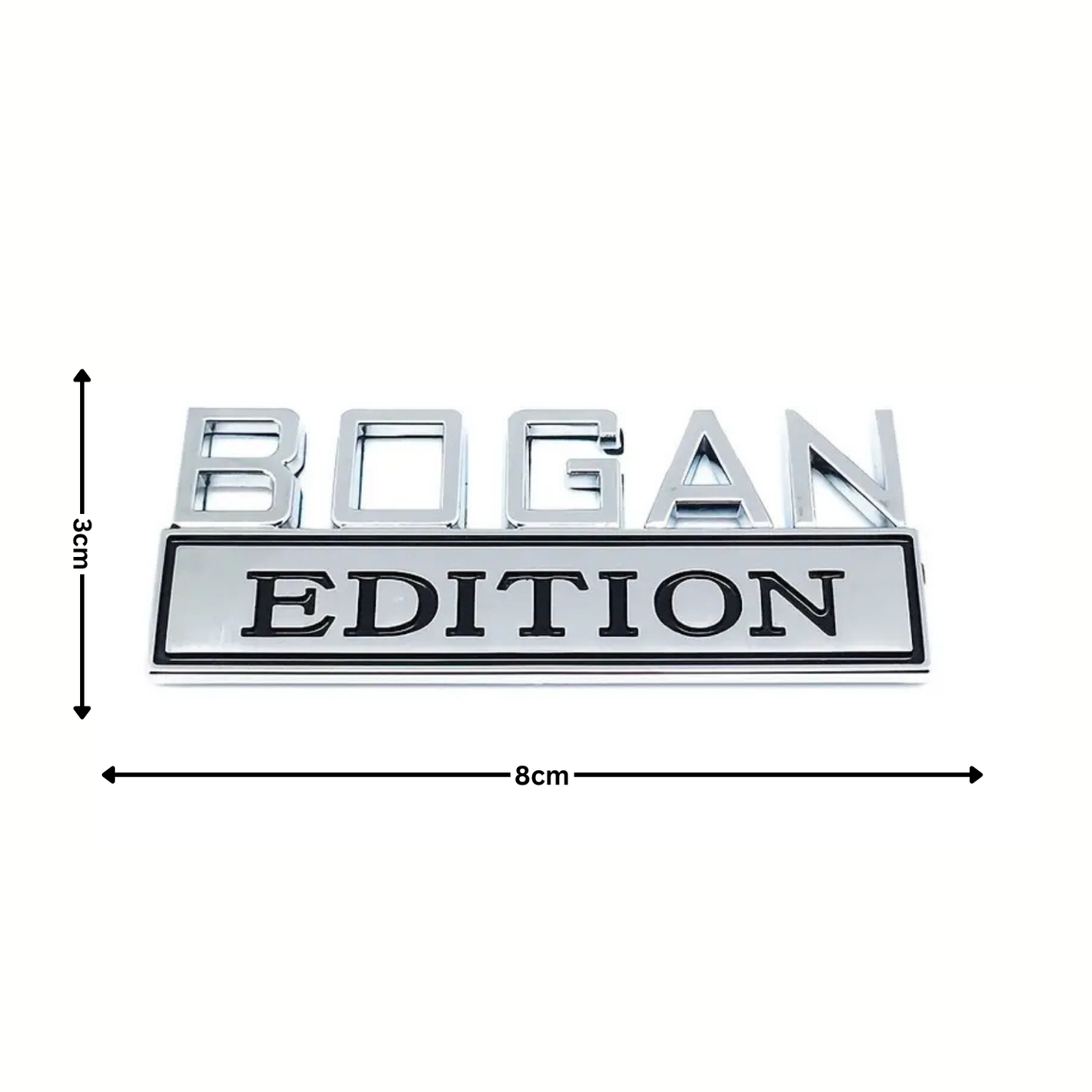 3D Silver Badge - Bogan Edition