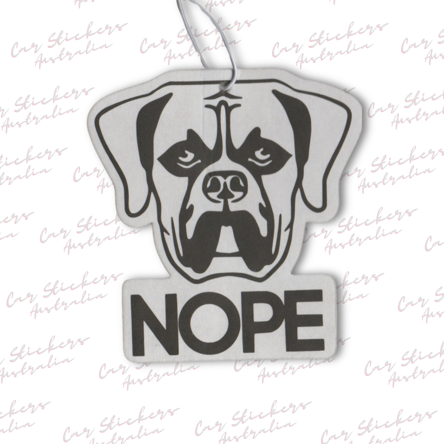 Grumpy Dog Car Air Freshener