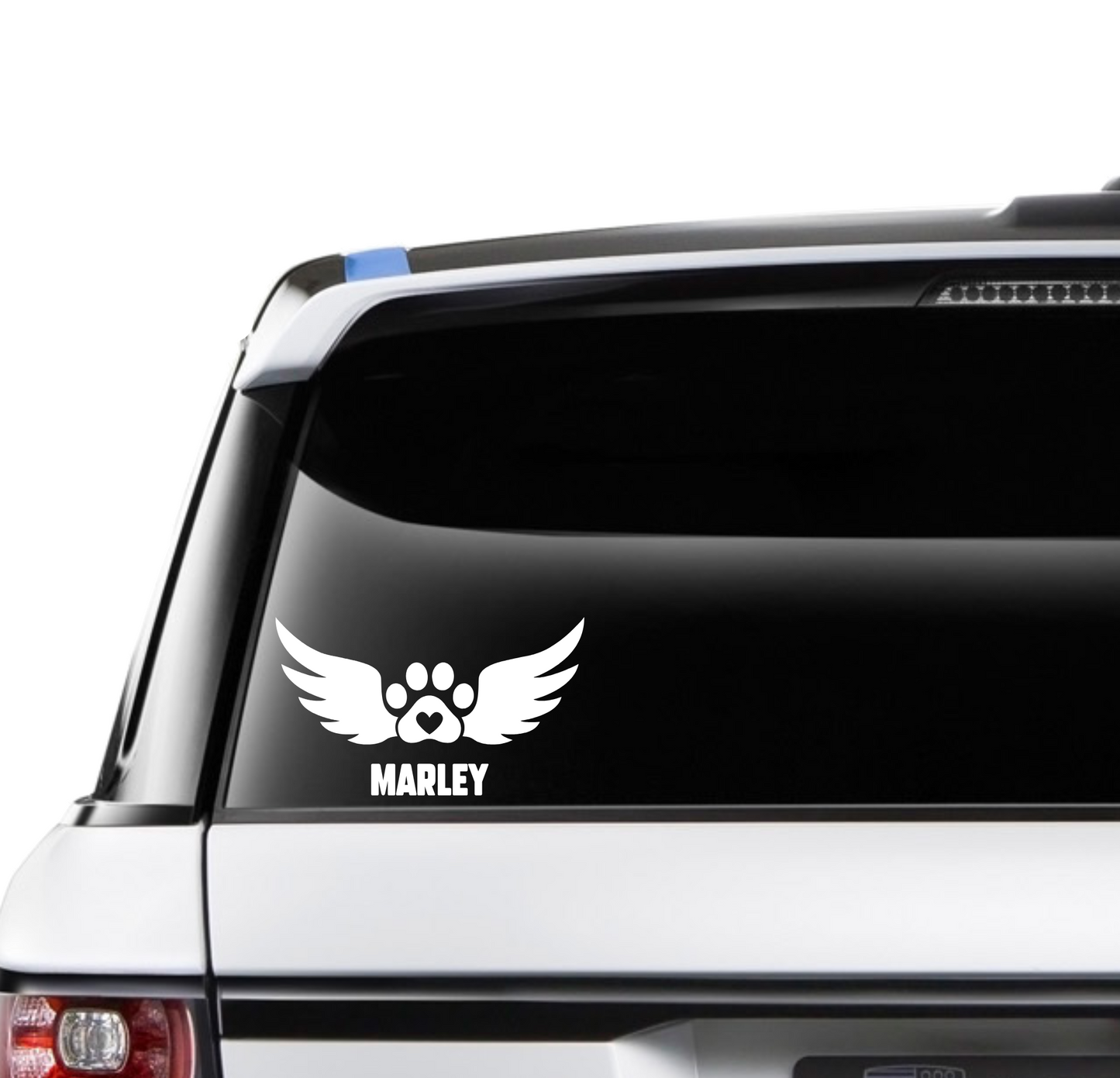 Custom Pet Paw with Wings Memorial