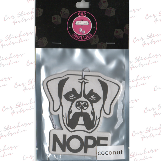 Grumpy Dog Car Air Freshener