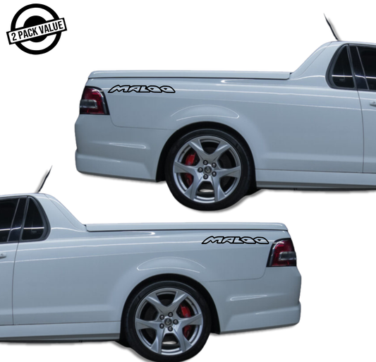 Maloo Logo Inspired Side Decals Twin Pack