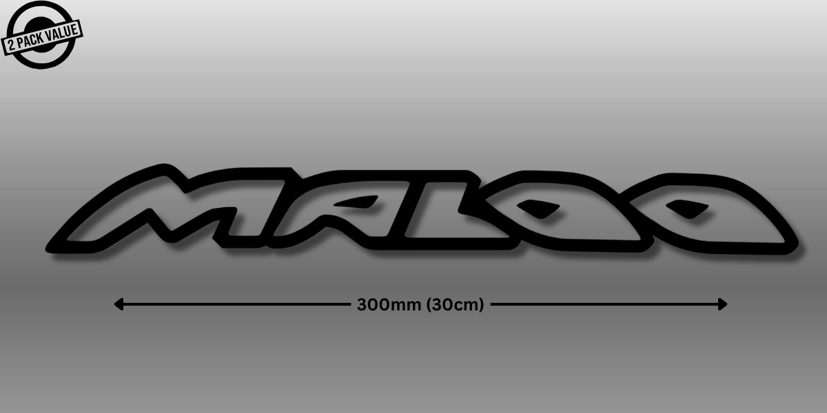 Maloo Logo Inspired Side Decals Twin Pack