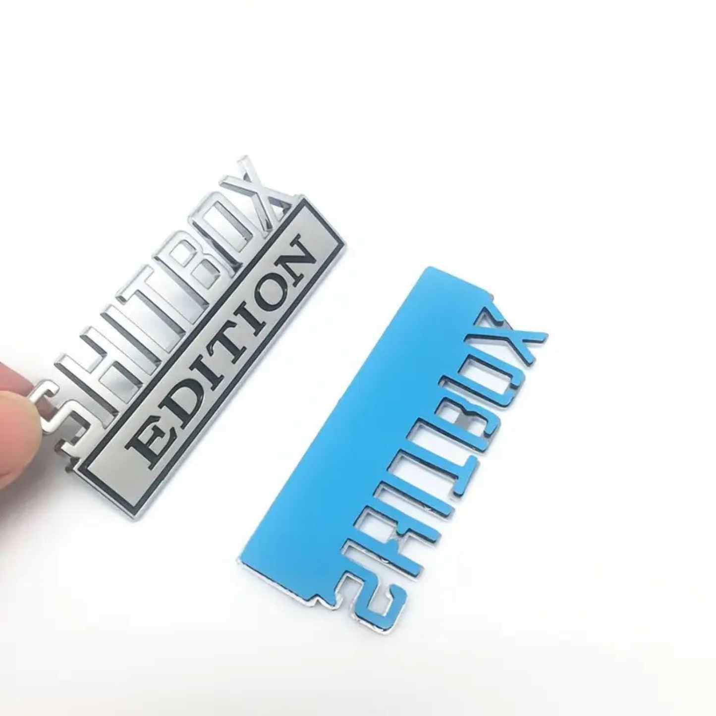 3D Metal Sticker Badge Emblem - Shitbox Edition