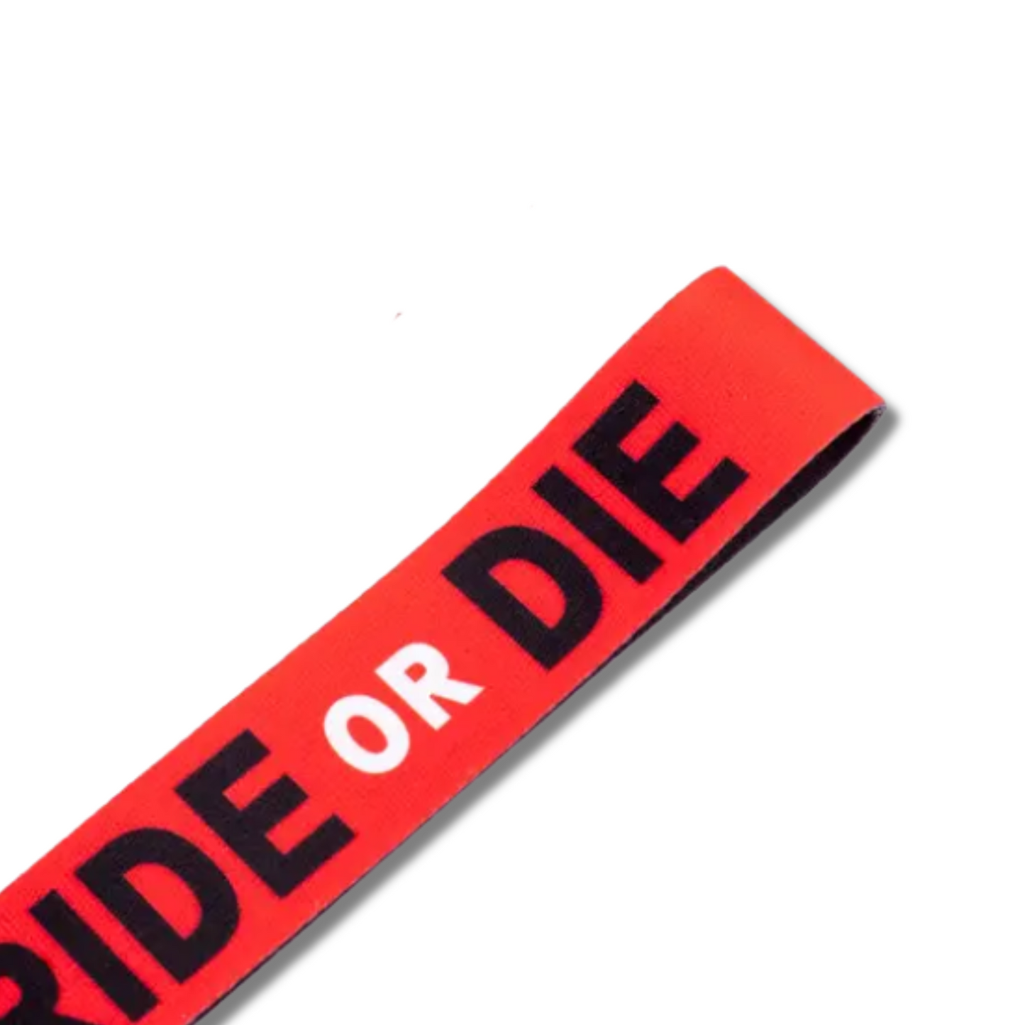 Ride or Die Wrist Strap Premium Keyring