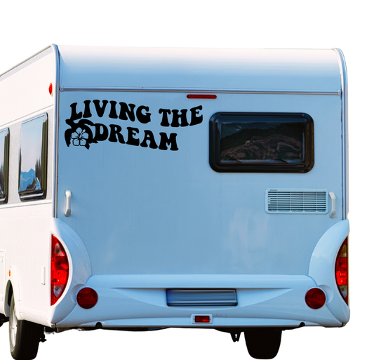 Living The Dream with Hibiscus Turtle - 600mm Wide