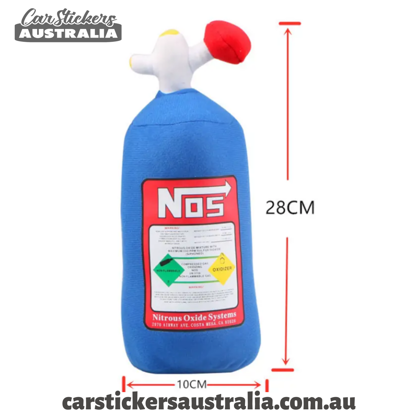 Nitrogen Nos Car Headrest Plushy