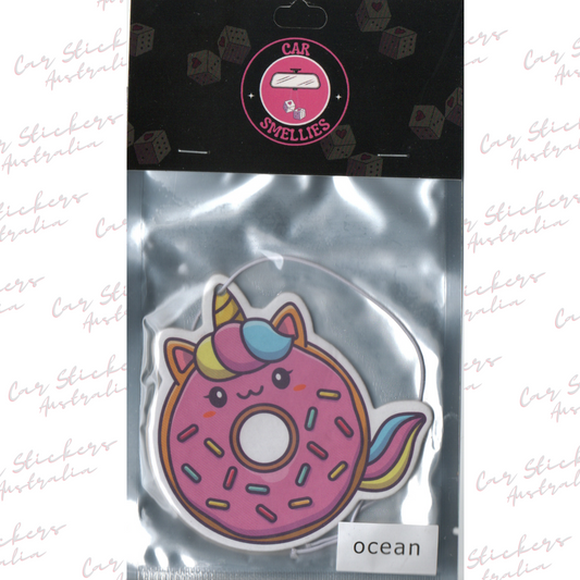 Donut Unicorn Car Air Freshener