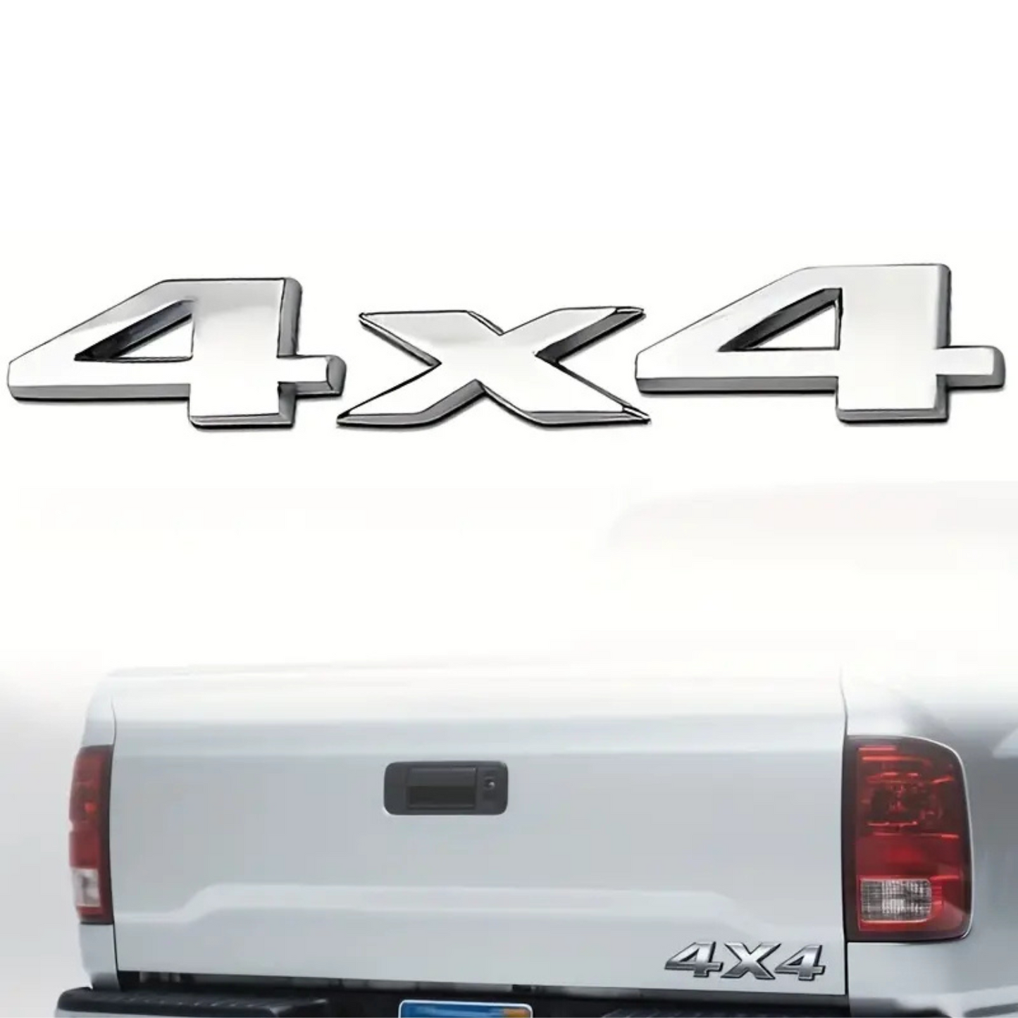 3D Metal Sticker Emblem - 4x4 Badge