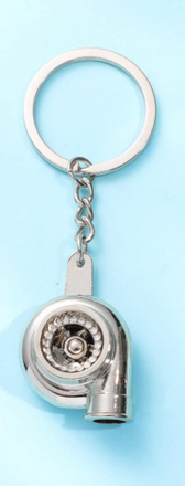 Mini Turbine Charm Keyring