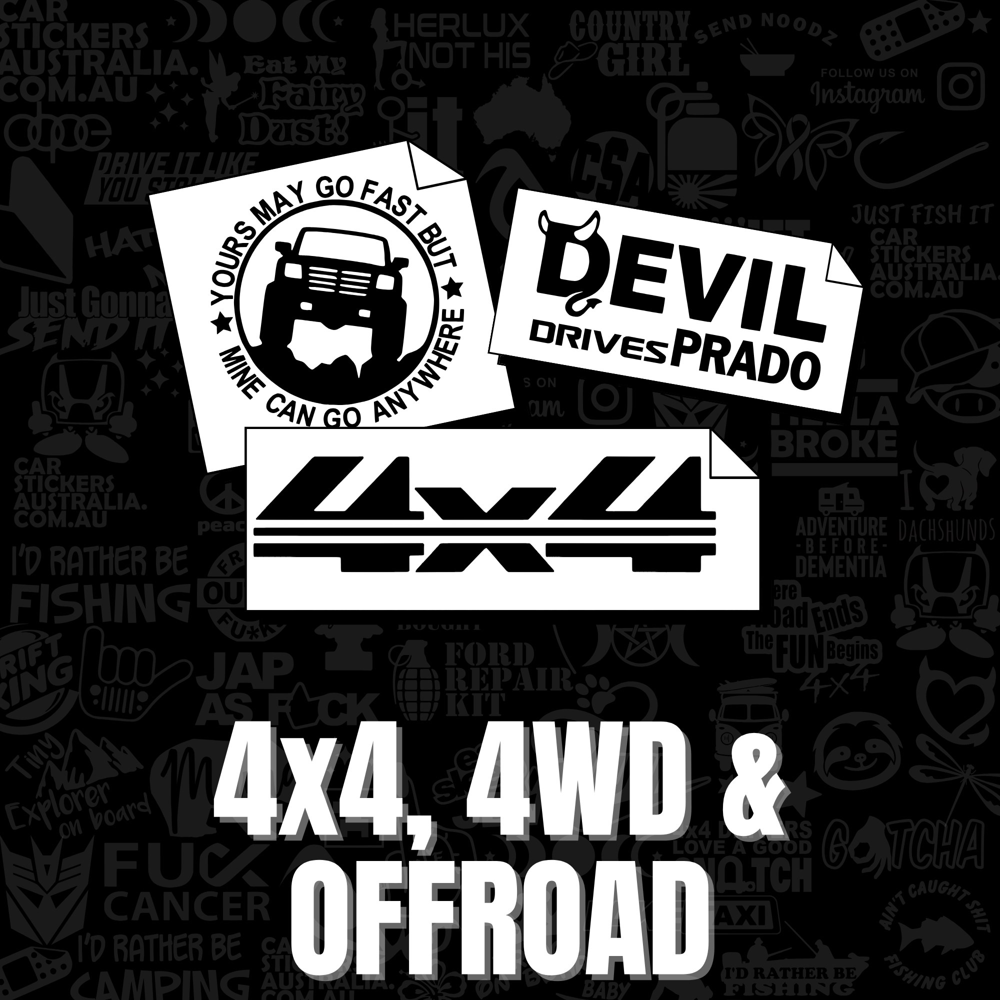 4x4 & Offroad Vinyl Decals - Car Stickers Australia – CarStickers Australia