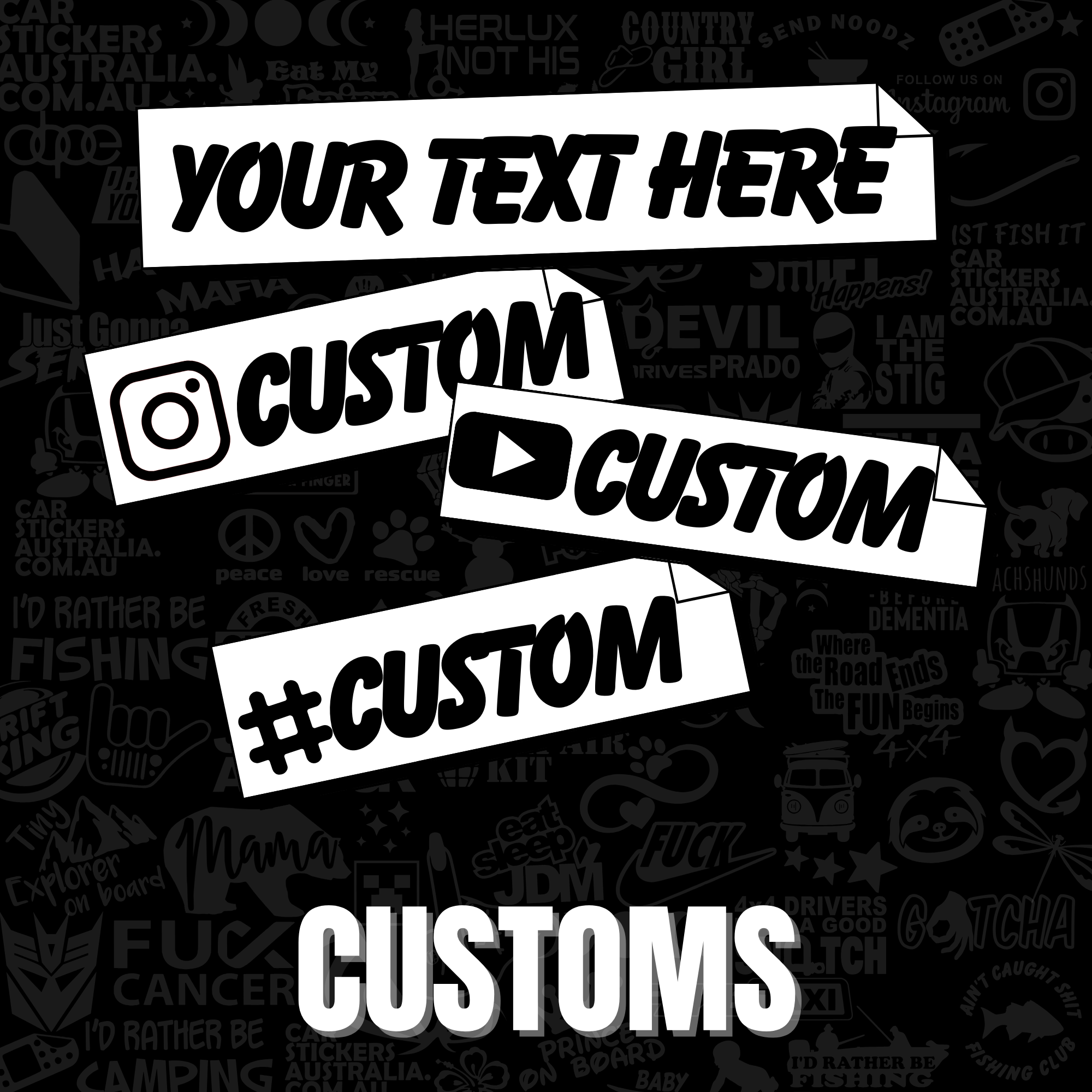 Custom Decals Free Custom Made Car Decals - Car Stickers Australia – CarStickers Australia