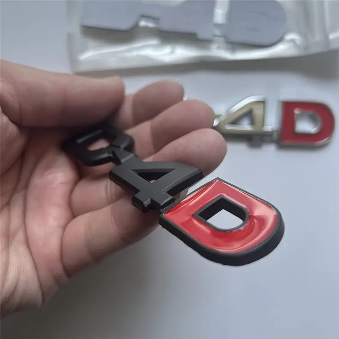 3D Metal Car Badge Logo - D-4D