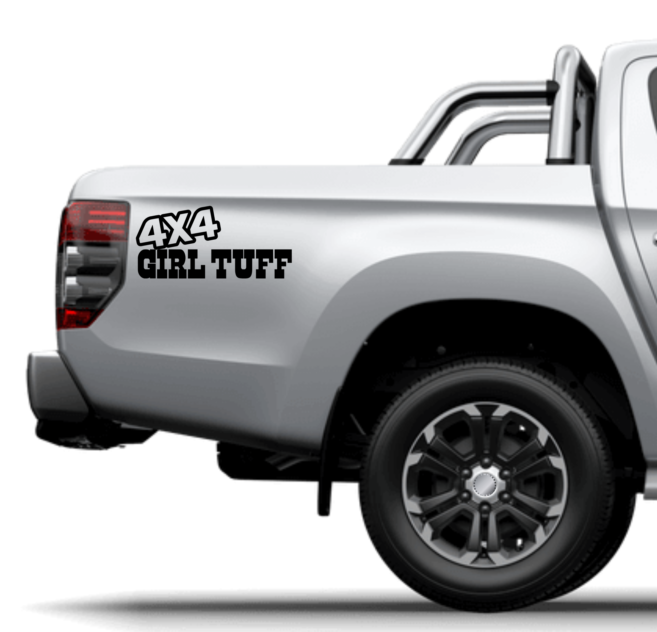 4X4 Girl Tuff – CarStickers Australia