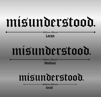 Misunderstood Banner