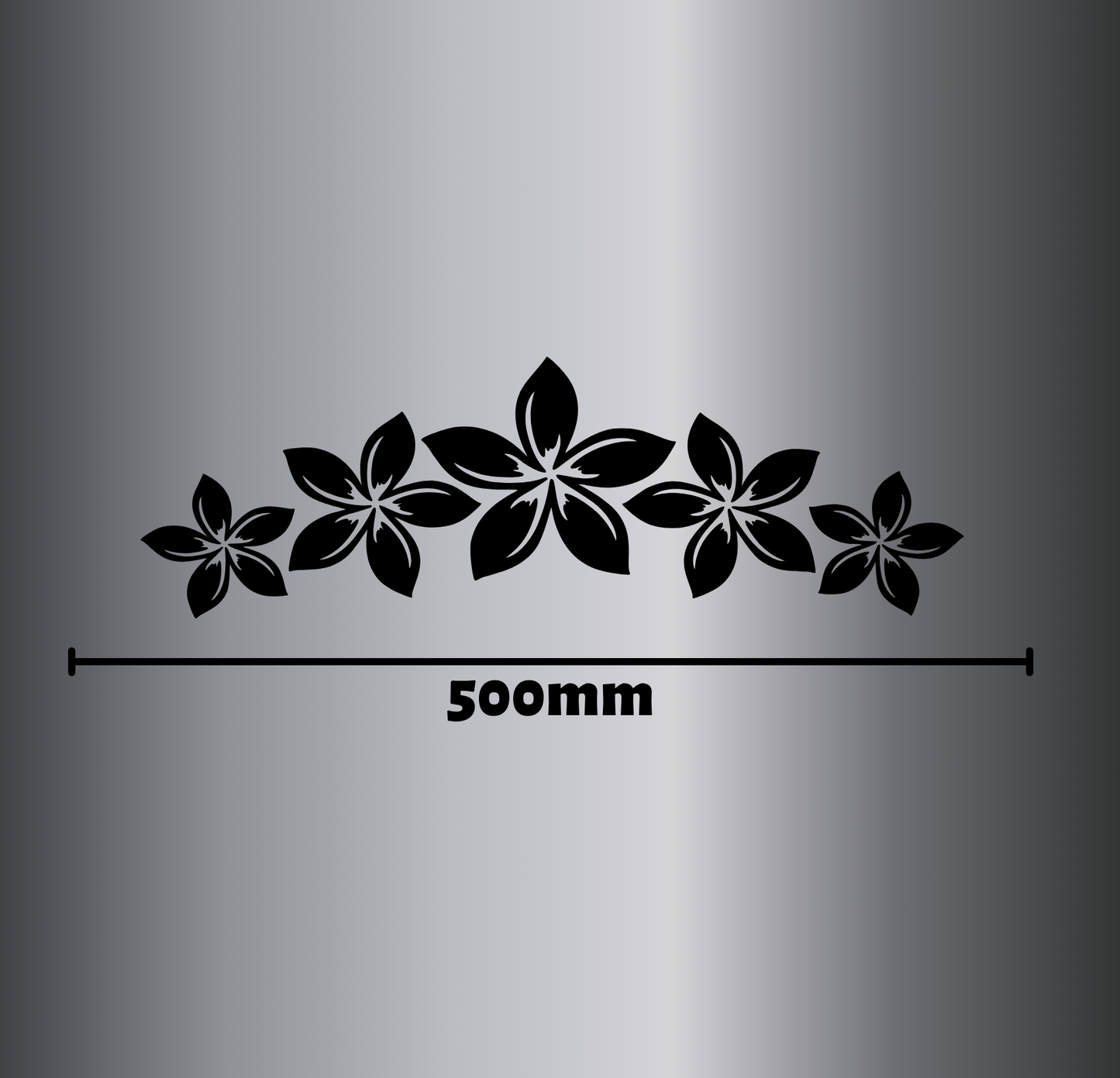 Row of Frangipani - Xtra Large Edition