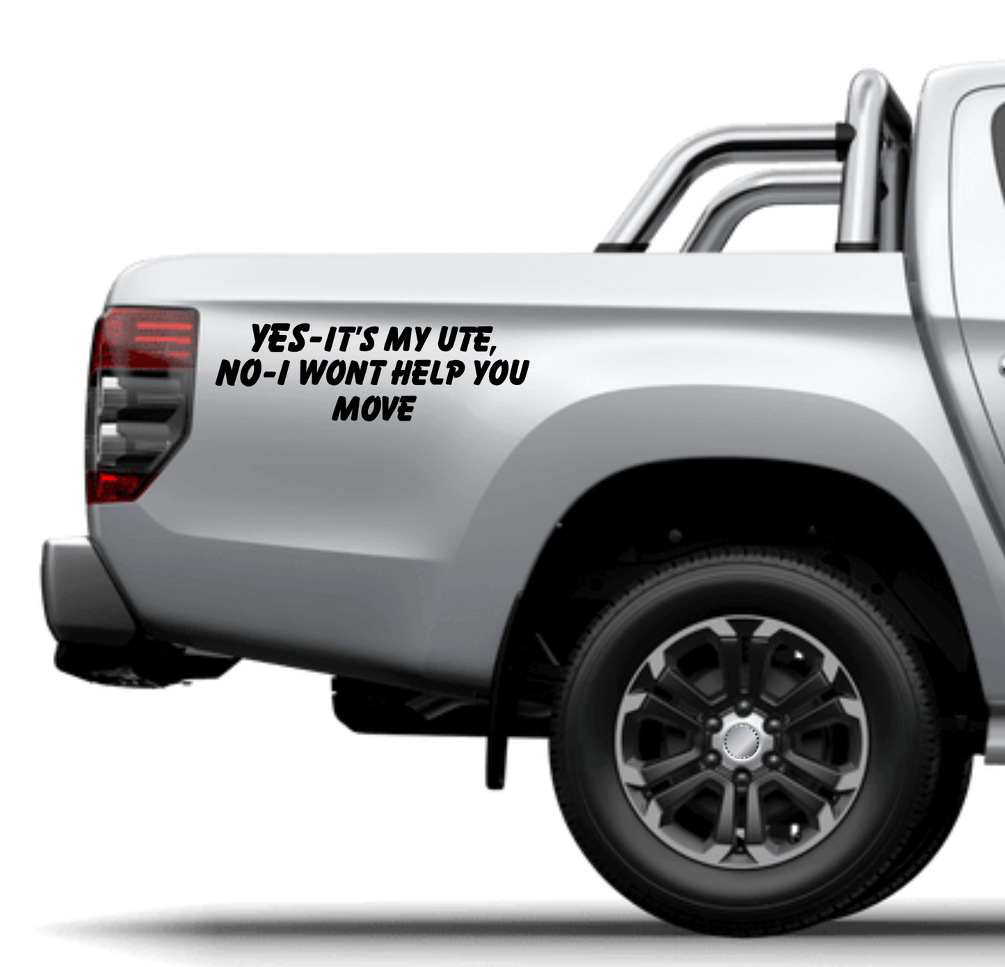 Yes - It's My Ute, No I Won't Help You Move