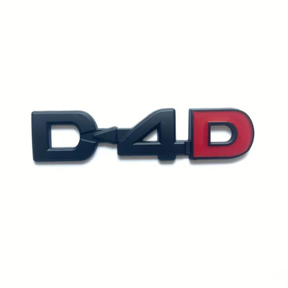 3D Metal Car Badge Logo - D-4D