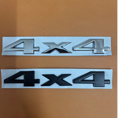 3D Metal Sticker Emblem - 4x4 Badge