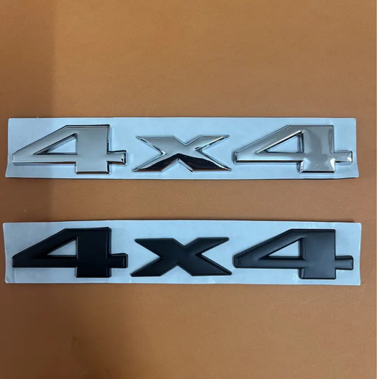 3D Pressed Metal Emblem - 4x4 Badge