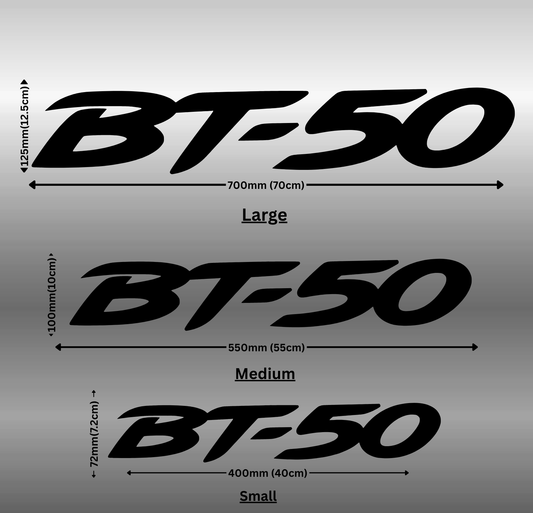 BT-50 Side Decal Twin Set