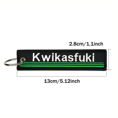 Kwikasfuki Keyring Jet Tag