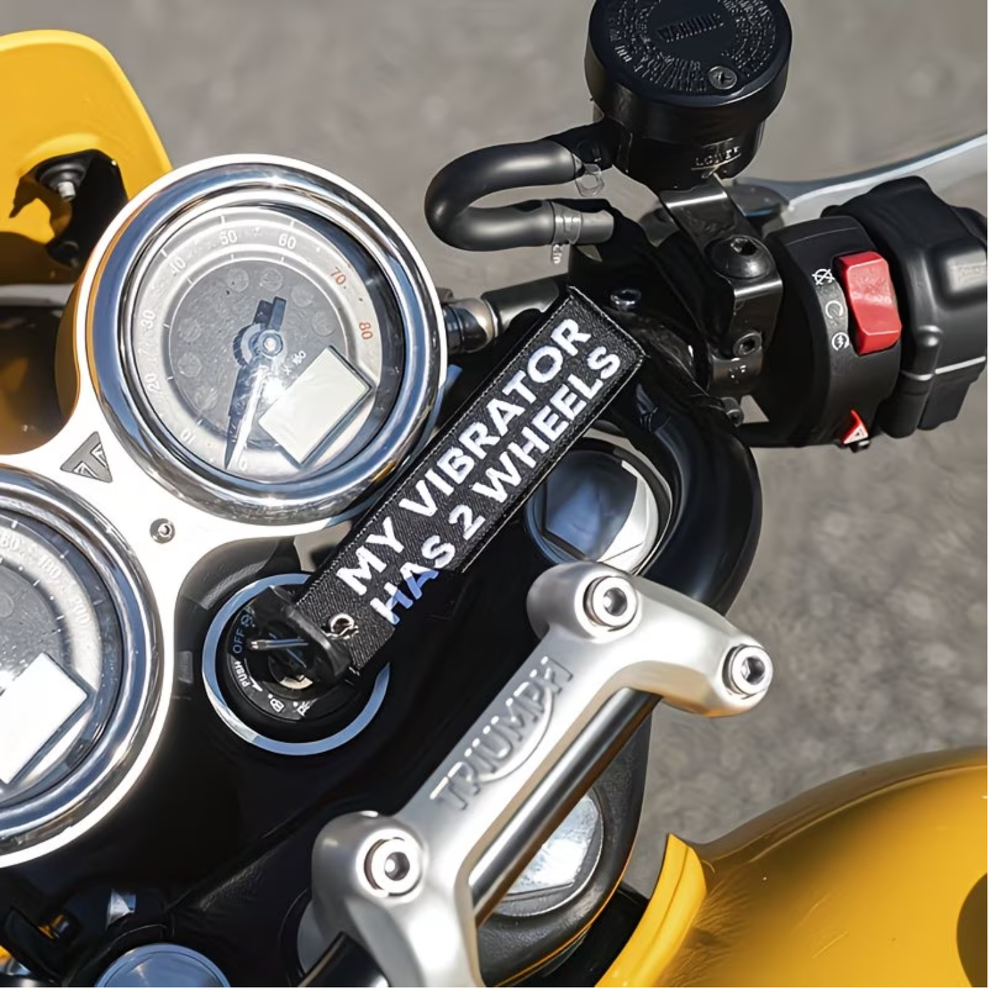 My Vibrator Has 2 Wheels Jet Tag