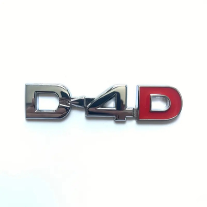 3D Metal Car Badge Logo - D-4D