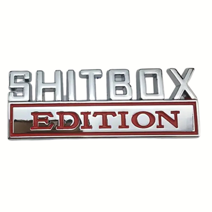 3D Shitbox Edition Badge Emblem