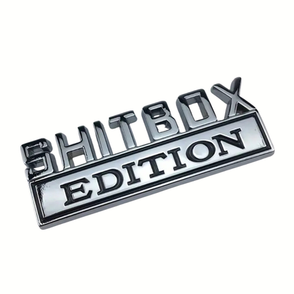 3D Shitbox Edition Badge Emblem