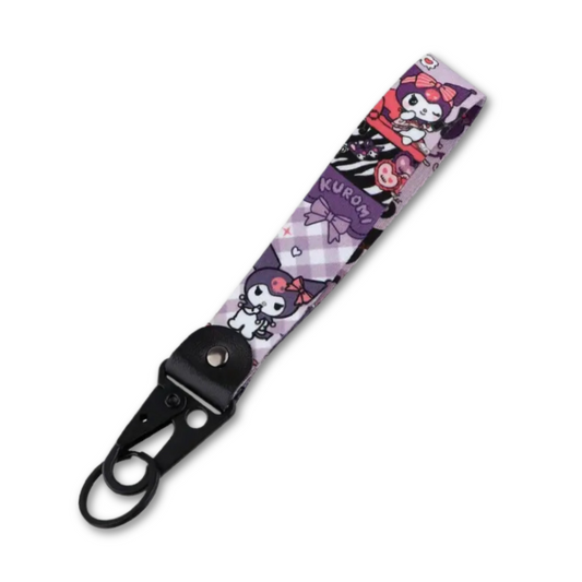 Kuromi Wrist Strap Premium Keyring