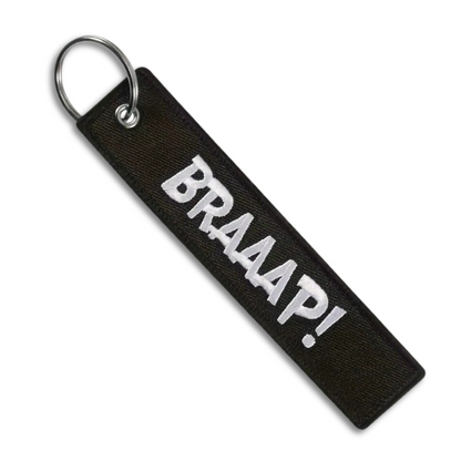 Braaap! Keyring Jet Tag