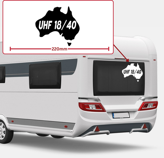 Custom UHF Decal - Aussie style