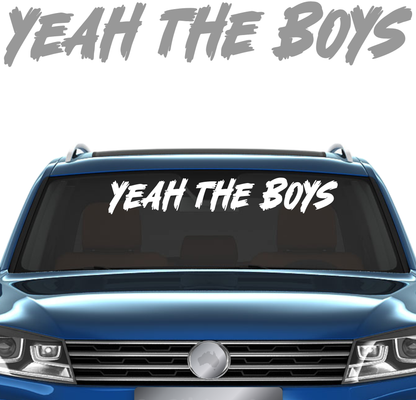 Yeah The Boys Banner