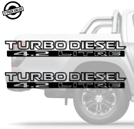 Turbo Diesel 4.2 Litre Stripe Twin Pack