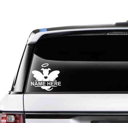 Angel Dog with Wings Memorial